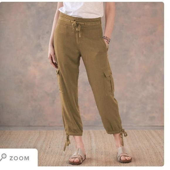 Sundance Pants - Sundance Iva Drawstring Cargo Pant Size 12P